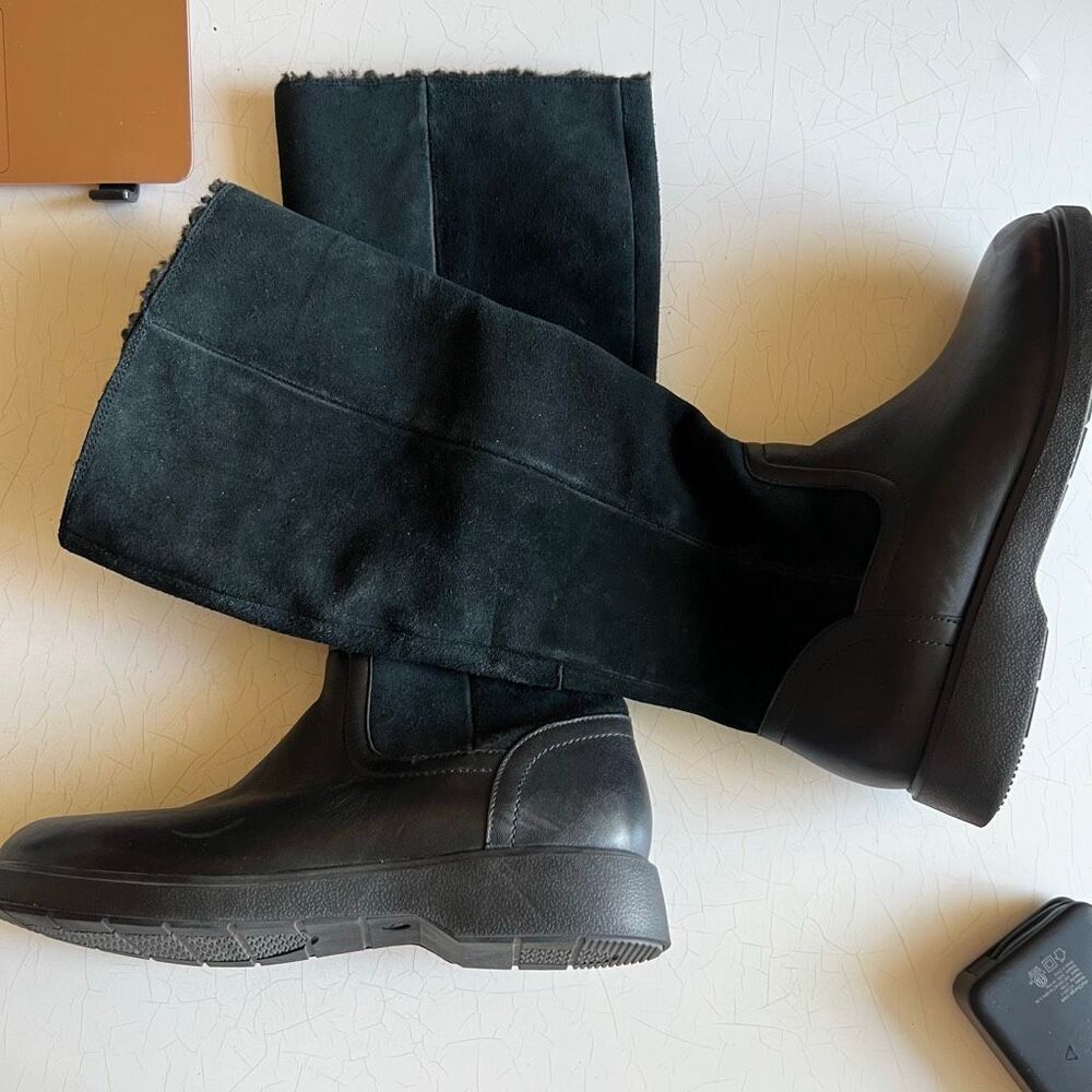 Unstructured by Clark’s calf boots knee high boots